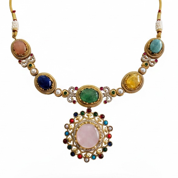 The Rajsi Navya Heirloom Pendant Set