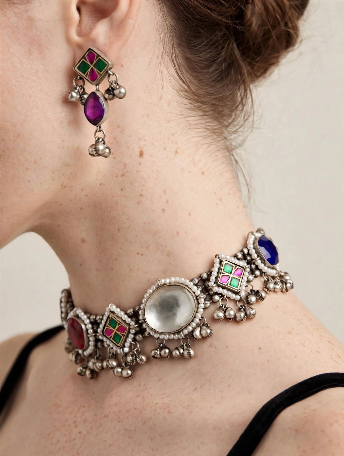 Nakhra -Boho Afghani Choker Set