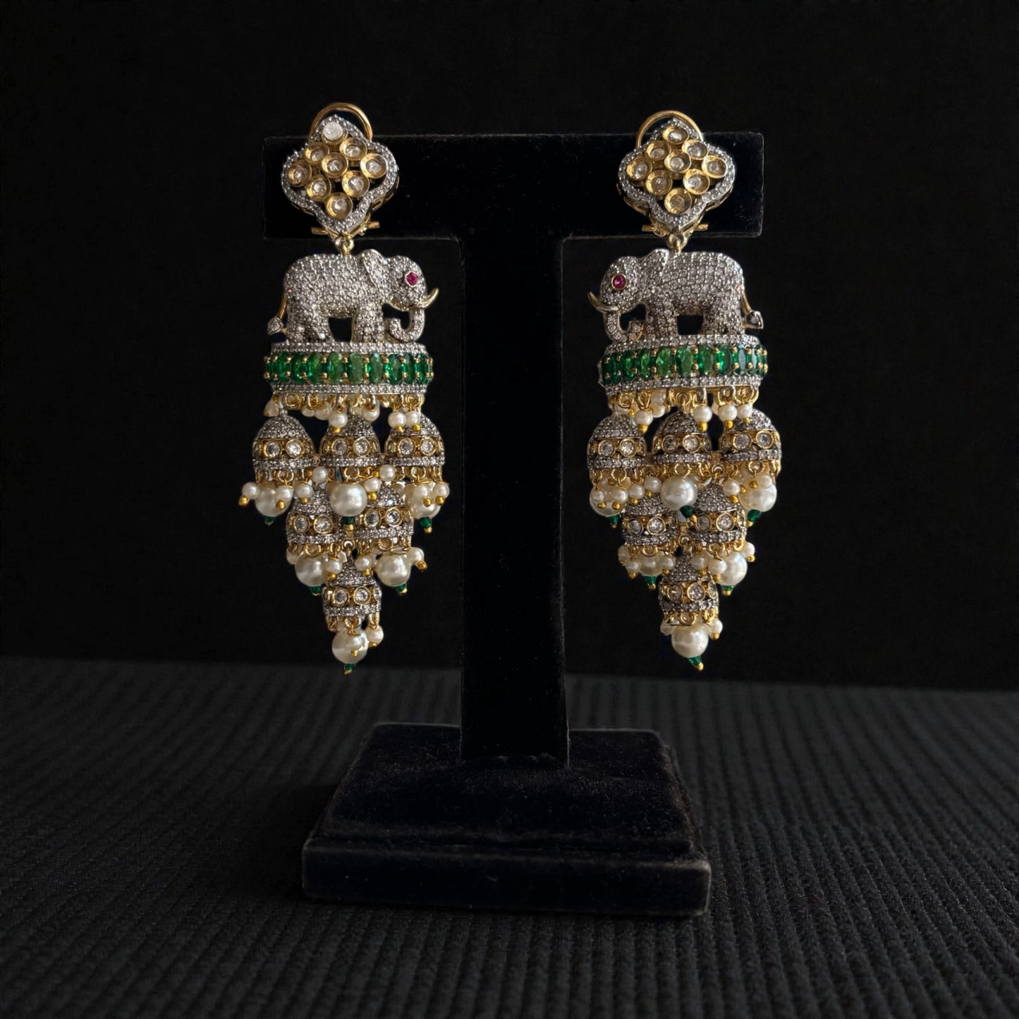 Rajsi Gajraani Jhumkas