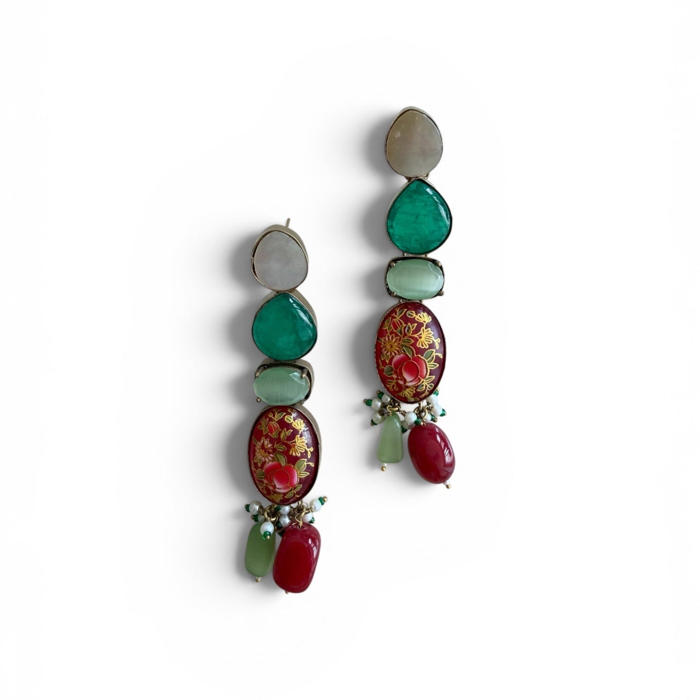 Vintage Imperial Art Earrings