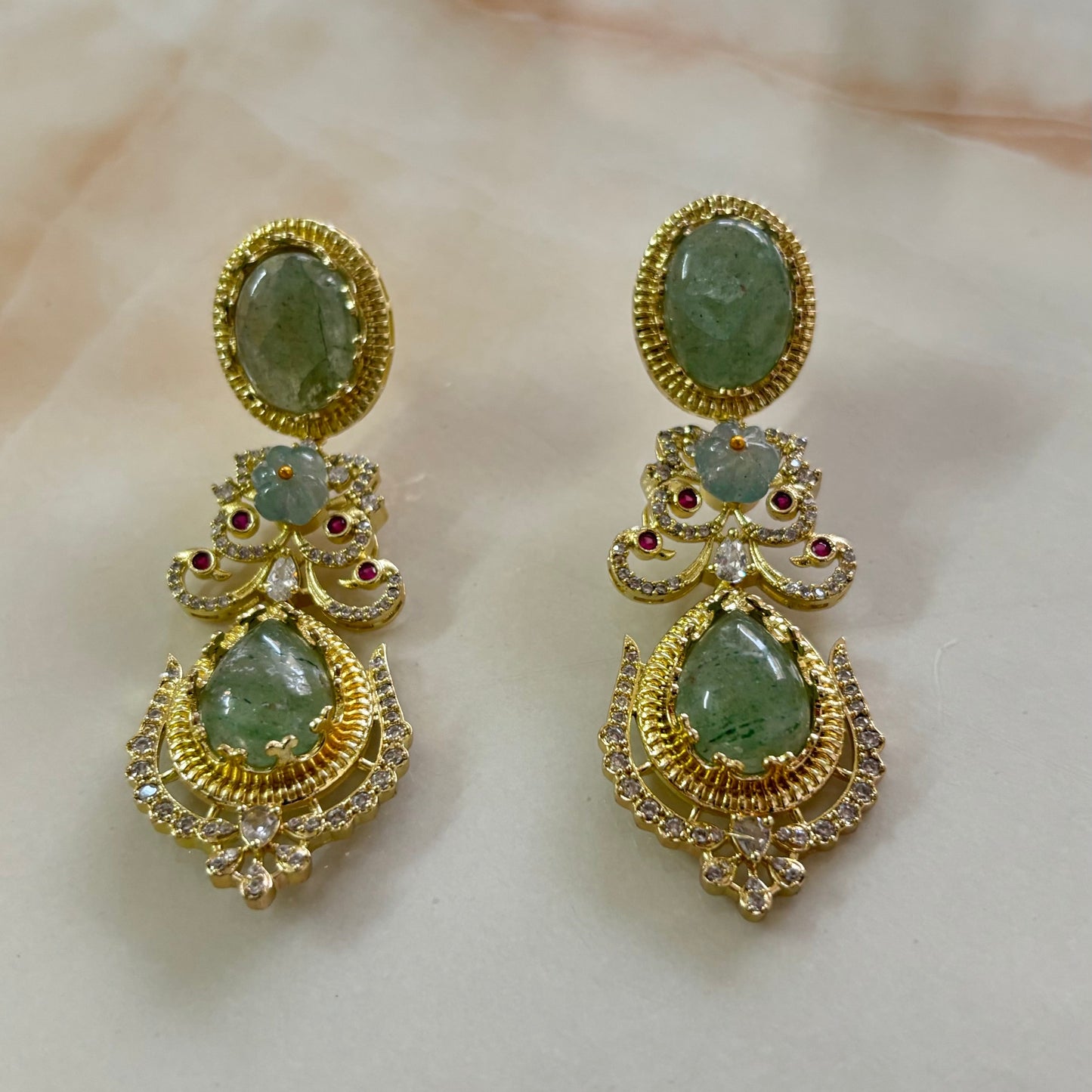 Emerald Rajvanshi Heirloom Necklace Set