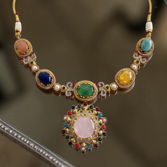 The Rajsi Navya Heirloom Pendant Set