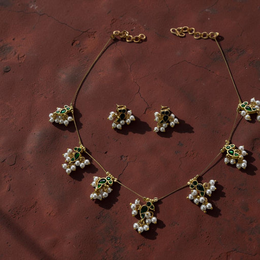 Imperial Pearl Drop Necklace Set