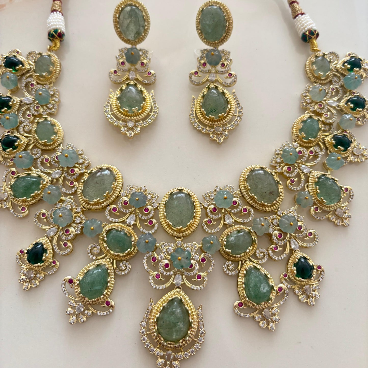 Emerald Rajvanshi Heirloom Necklace Set