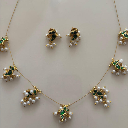 Imperial Pearl Drop Necklace Set