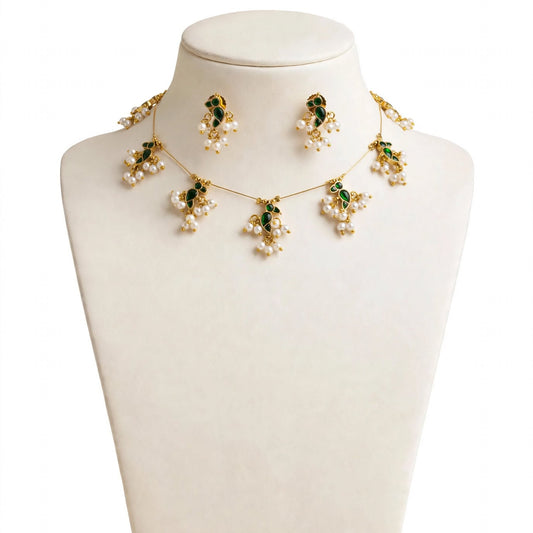 Imperial Pearl Drop Necklace Set