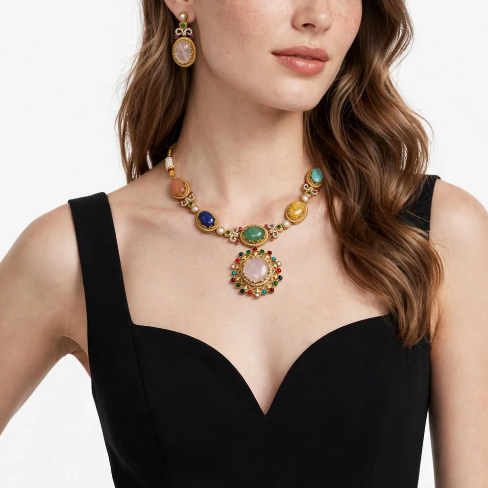The Rajsi Navya Heirloom Pendant Set