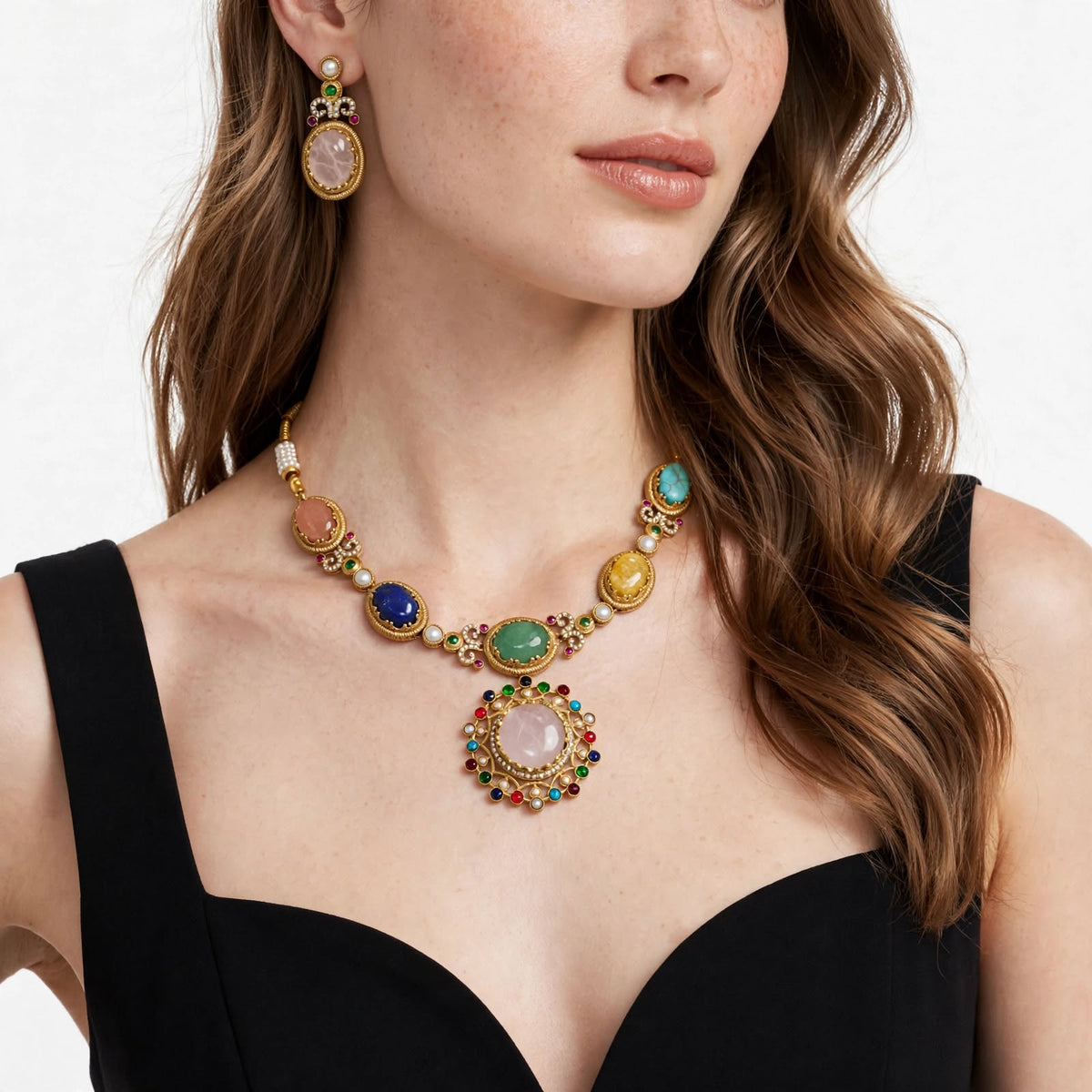 The Rajsi Navya Heirloom Pendant Set
