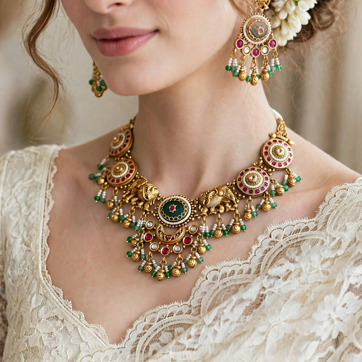 Imperial Devi Statement Necklace