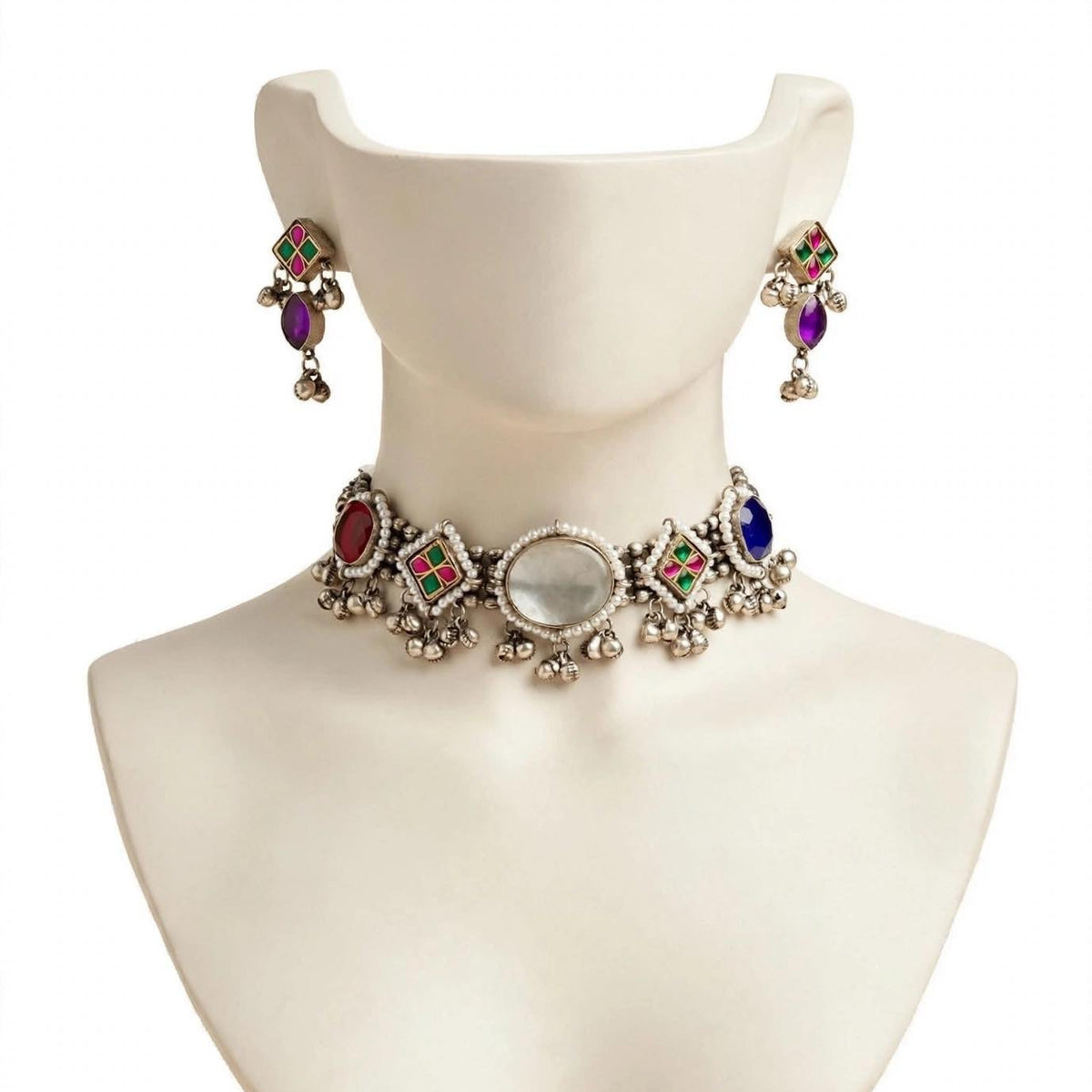 Nakhra -Boho Afghani Choker Set